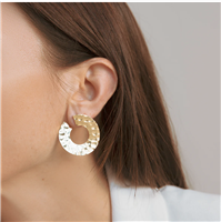 Pendientes Etrusca Mujer in Bronce WSET00767.YG - WSET00767.YG